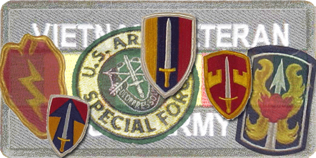 Viet Nam Veterans Patches - Bill Salvatore, Realty Executives East Valley - 602-999-0952