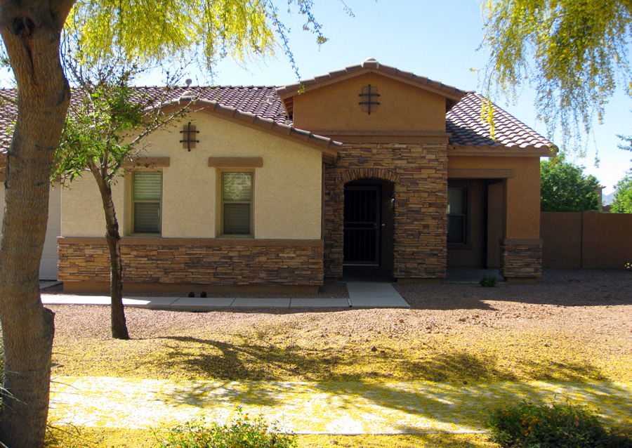 Wonderful curb appeal - 19609 E Arrowhead Trail, Queen Creek, Arizona - Bill Salvatore, Realty Executives East Valley - 602-999-0952