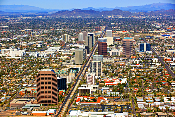 Arizona Cities, Phoenix Arizona, Skyline Of Midtown Phoenix - Bill salvatore, Realty Executives East Valley - 602-999-0952
