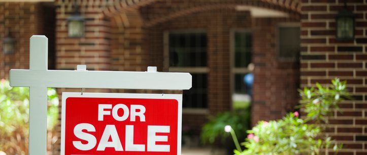 Red and white For Sale sign out front of brick home - Home for Sale, Selling Your Home, Listing your home, How Not to Sell Your House via RIS media - Bill Salvatore, Your Valley Property Team, Arizona Elite Properties 602-999-0952