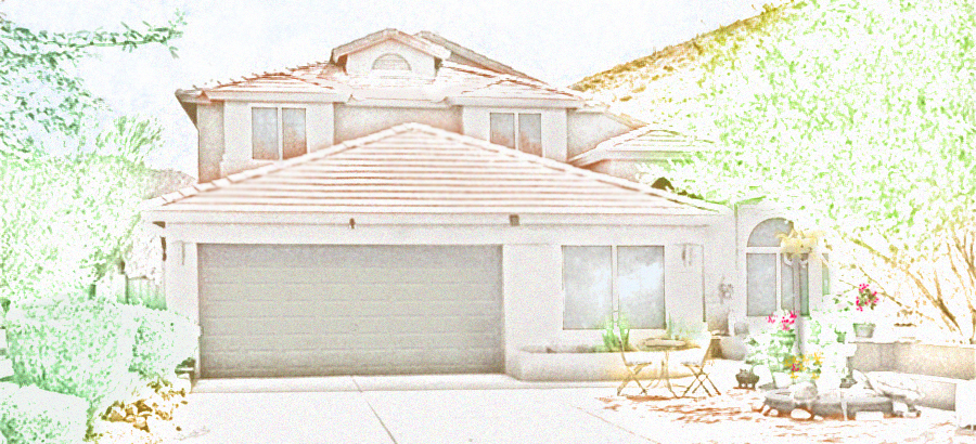 Pencil sketch - 6330 W Rowel Road, North Phoenix, AZ 85083 - Bill Salvatore, Your Valley Property Team - Arizona Elite Properties 602-999-0952