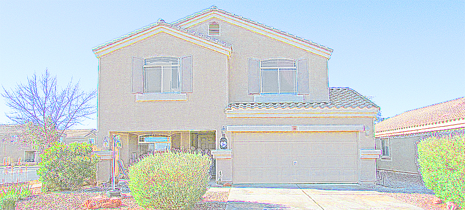 sketch of southwest home with front porch and 2-car garage - Header Sketch - 306 N 21st Circle, Coolidge AZ 85128 - Bill Salvatore, Your Valley Property Team - Arizona Elite Properties 602-999-0952