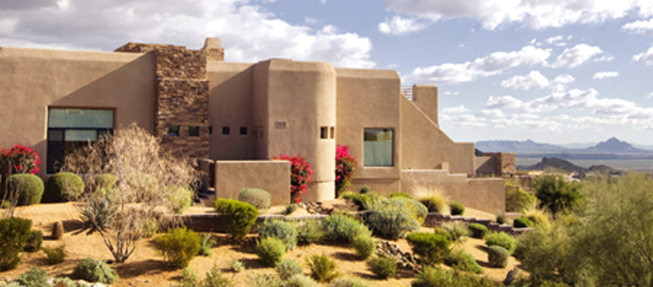 southwest style home overlooking beautiful desert landscape - Arizona Luxury Home - Bill Salvatore, Your Valley Property Team - Arizona Elite Properties 602-999-0952